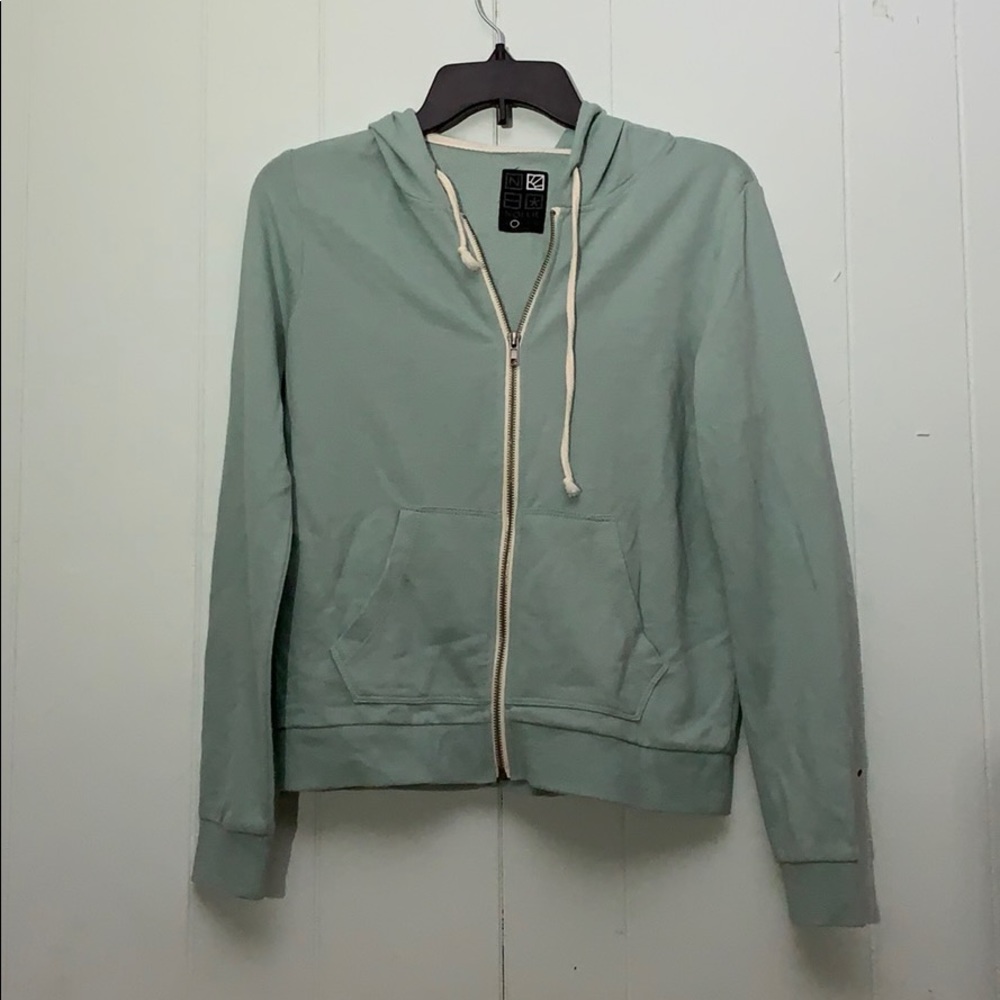 Nollie Long Sleeve ZIP Up sweatshirt Hoodie Sz S